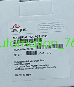 ENTEGRIS  WGFGT1PR1 BRAND NEW STAINLESS STEEL FILTER SHIPPING  VIA FEDEX OR DHL