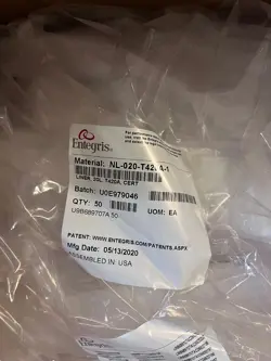 20L ENTEGRIS NOWPAK REPLACEMENT PTFE LINERS, P/N NL-020-T420A-1