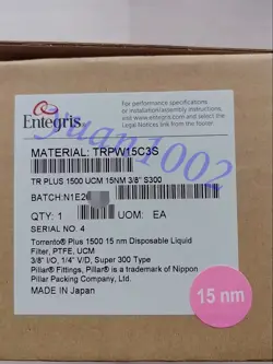 1PCS NEW ENTEGRIS TRPW15C3S FILTER FAST DELIVERY FREE SHIPPING