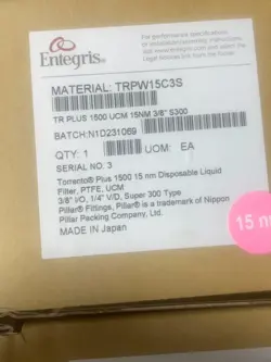 ENTEGRIS TRPW15C3C TR-PLUS1500-UCM15NM 3'8 S300