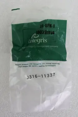 11337 ENTEGRIS FLARETEK ELBOW ADAPTER, 3/8'' X 1/2'' (NEW) E6-8FN-1