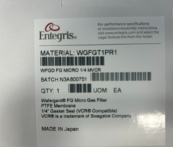 1PC BRAND NEW ENTEGRIS WGFGT1PR1 FILTER