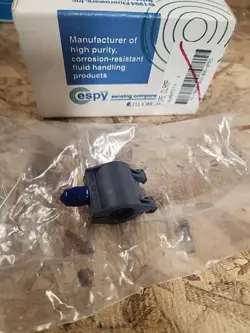 NEW ESPY/FLUOROWARE/ ENTEGRIS ES-TS-08 TUBE- ADAPTER 1/2