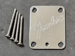1996 FENDER STRAT PLUS / USA STRATOCASTER NECK PLATE TRANSITION LOGO 90'S GUITAR