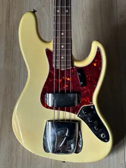 1965 FENDER JAZZ BASS RARE ORIGINAL SEE-THRU BLONDE ON AN ASH BODY 1 OF A KIND !