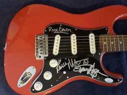 MONTROSE SIGNED GUITAR FENDER STARCASTER HAGAR &RONNIE XRARE! MUST HAVE JSA WOW!