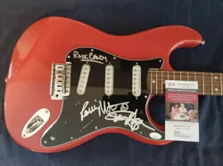 MONTROSE SIGNED GUITAR FENDER STARCASTER HAGAR &RONNIE XRARE! MUST HAVE JSA WOW!
