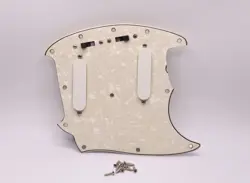 1966 VINTAGE FENDER MUSTANG LOADED PICKGUARD PICKUPS PEARL USA 1960S