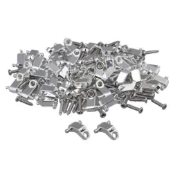 100PCS SILVER ELECTRIC GUITAR ROLLER STRING TREES FOR FENDER ELECTRIC GUITAR