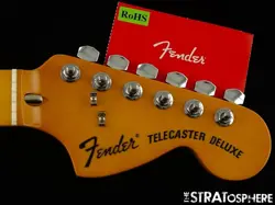 FENDER AV II AMERICAN VINTAGE 1975 TELE DELUXE NECK W/ TUNERS, TELECASTER MAPLE