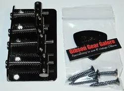 FENDER AERODYNE JAZZ BASS BRIDGE ASSEMBLY SMOKED CHROME PROJECT GUITAR PARTS J