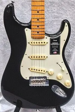 FENDER AMERICAN PROFESSIONAL II STRATOCASTER -BLACK MAPLE- US24000708 3.48KG