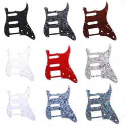 11 HOLE SSH STRAT STYLE PICKGUARD FOR SQ FENDER STRATOCASTER VARIOUS COLORS