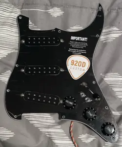 920D CUSTOM POLYPHONIC LOADED STRAT PICKGUARD FOR FENDER STRATOCASTER