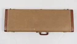 1961 FENDER STRATOCASTER HARDSHELL CASE BROWN TOLEX 1960 1962 TELECASTER VINTAGE