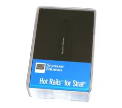 11205-01-B SEYMOUR DUNCAN SHR-1N HOT RAILS BLACK NECK PICKUP FOR FENDER STRAT