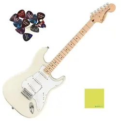 FENDER AFFINITY SERIES� STRATOCASTER�, MAPLE FINGERBOARD, OLYMPIC WHITE, 0378...