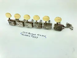 1959 FENDER KLUSON DELUXE SINGLE LINE TUNERS #333   MOUNTING SCREWS 1956-1964