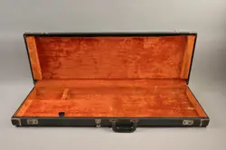 1964-1965 VINTAGE FENDER JAGUARD/JAZZMASTER CASE BLACK PRE-CBS USA 1960S