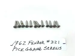1962 FENDER PICKGUARD SCREWS #321 STRATOCASTER TELECASTER MUSTANG  ORIGINAL VINT