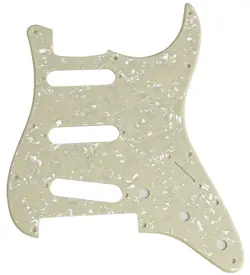 1 PLY CREAM PEARL FOR FENDER PLAYER STRATOCASTER FLOYD ROSE SSS GUITAR PICKGUARD