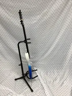 Blue/White Electric Guitar Assembled From Mostly Fender Parts.  ST Style