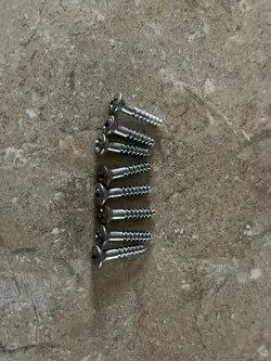 1950S SET FENDER SCREWS PICKGUARD GUITAR HALF-THREADED