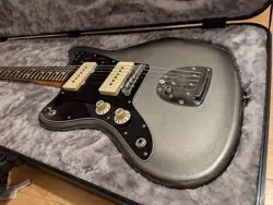 FENDER AMERICAN PROFESSIONAL II JAZZMASTER LEFT-HAND ELECTRIC GUITAR MERCURY