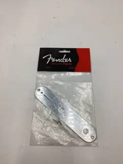 QTY 5 GENUINE FENDER CONTROL PLATE CHROME, 0992058000 FOR VINTAGE TELE