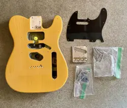 FENDER AMERICAN PROFESSIONAL II LIMITED EDITION ASH TELECASTER BODY WITH EXTRAS