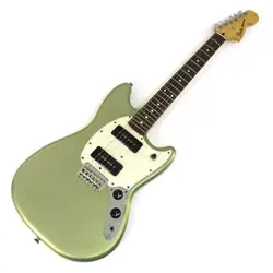 092SFENDER MEXICO FENDER MEXICO MUSTANG 90 SILVER MUSTANG ELECTRIC GUITAR *USED