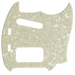 1 PLY CREAM PEARL FOR FENDER KURT COBAIN MUSTANG HS STYLE GUITAR PICKGUARD