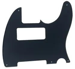 1 PLY ACRYLIC BLACK FOR  FENDER TELECASTER 5-HOLE P90 STYLE GUITAR PICKGUARD