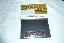 1 PACK OF FENDER AMPLIFIER HARDWARE – TWEED AMP LOGO - 099-4090-000 -  ITEM LH