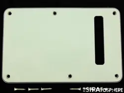 FENDER AMERICAN PROFESSIONAL II STRAT MINT GREEN BACK PLATE PARTS TREMOLO COVER.