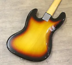 ELECTRIC BASS FENDER JAPAN JB62 3TS JAZZ SUNBURST 2007 2008 MADE IN