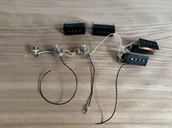 FENDER AMERICAN PROFESSIONAL II PRECISION P BASS  PICKUPS/POTS/JACK- FULLY WIRED