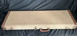 1960 1961 1962 FENDER STRATOCASTER TELECASTER BROWN TOLEX HARDSHELL CASE VINTAGE