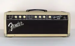 1962 FENDER 6G6 BASSSMAN HEAD BLONDE TOLEX ITH BROWN GRILL VINTAGE