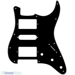 1-PLY MATTE BLACK HSH PICKGUARD FOR HUMBUCKER FENDER STRATOCASTER STRAT USA/MIM