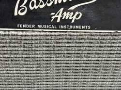 1965 BLACKFACE FENDER BASSMAN NON-ORIGINAL AMPLIFIER