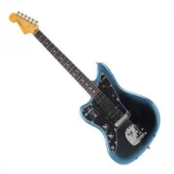 FENDER AMERICAN PROFESSIONAL II JAZZMASTER LH RW DARK NIGHT ELECTRIC GUITAR OUTL