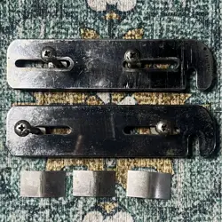 1960S FENDER PIGGYBACK AMP CLIP BARS BASSMAN SHOWMAN TREMOLUX BANDMASTER! P361