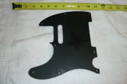 Vintage Fender Telecaster Black Pickguard  - Item NF