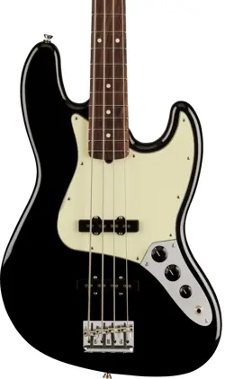 FENDER AMERICAN PROFESSIONAL II JAZZ BASS RW BLACK W/CASE