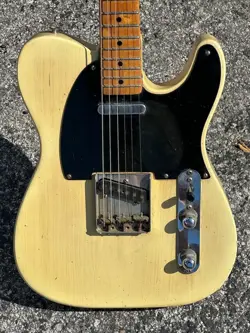 1952 FENDER TELECASTER AN EARLY SEE-THRU WHITE BLONDE EXAMPLE GRAB IT IF YOU CAN