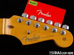 FENDER AMERICAN PROFESSIONAL II STRAT NECK W/ TUNERS ROLLED MAPLE 70TH ANNIV!