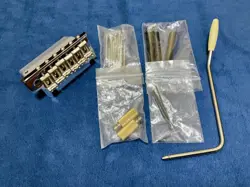 FENDER AMERICAN PROFESSIONAL II STRATOCASTER BRIDGE SET TREMOLO UNIT MINT