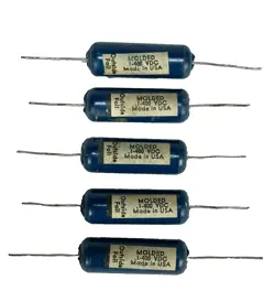 (1) AJAX .1 @ 400 V.  BLUE MOLDED  CAPACITOR / FENDER - MAGNATONE