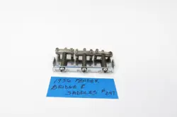 1956  FENDER BRIDGE AND SADDLES (#247) CLEAN ORIGINAL VINTAGE PARTS 1956-1957
